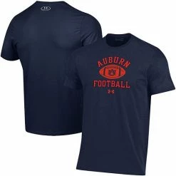 Men's Under Armour Navy Auburn Tigers Football Practice T-Shirt