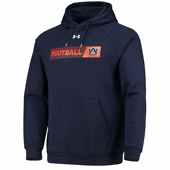 Men's Under Armour Navy Auburn Tigers 2021 Sideline Football All-Day Raglan Pullover Hoodie 3 Men's Under Armour Navy Auburn Tigers 2021 Sideline Football All-Day Raglan Pullover Hoodie - Image 3