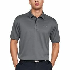 Men's Under Armour Tech Polo White Graphite