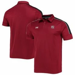 Men's Under Armour Garnet South Carolina Gamecocks Sideline Recruit Performance Polo