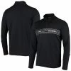 Men's Under Armour Black Northwestern Wildcats Sideline Performance Lightweight Quarter-Zip Jacket