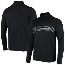 Men's Under Armour Black Northwestern Wildcats Sideline Performance Lightweight Quarter-Zip Jacket