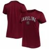 Women's Under Armour Heather Garnet South Carolina Gamecocks Vent Tech Arch Logo Performance T-Shirt
