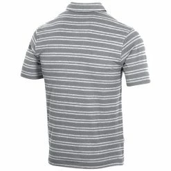Men's Under Armour Gray Navy Midshipmen Charged Cotton Stripe Tri-Blend Polo -Under Armour SHOP unnamed file 14509