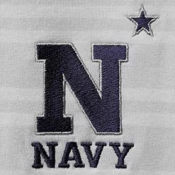 Men's Under Armour Gray Navy Midshipmen Charged Cotton Stripe Tri-Blend Polo -Under Armour SHOP unnamed file 14510