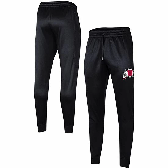 Men's Under Armour Black Utah Utes Fleece Jogger Pants 2 Men's Under Armour Black Utah Utes Fleece Jogger Pants - Image 2