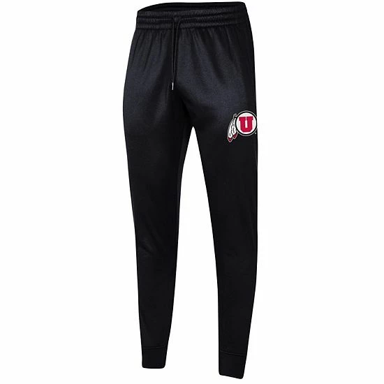 Men's Under Armour Black Utah Utes Fleece Jogger Pants 3 Men's Under Armour Black Utah Utes Fleece Jogger Pants - Image 3