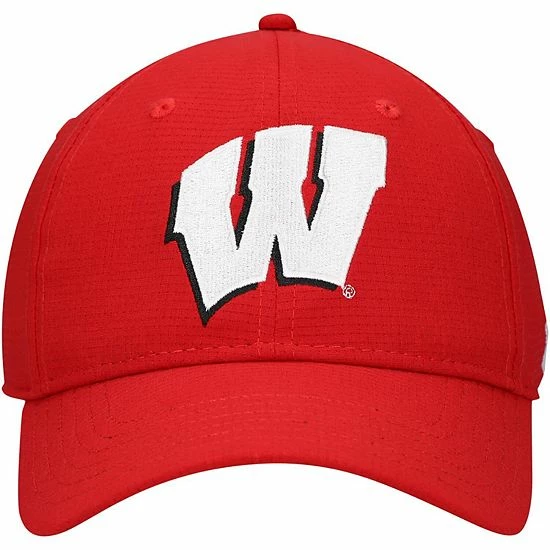Men's Under Armour Red Wisconsin Badgers Team Sideline Airvent Performance Adjustable Hat 3 Men's Under Armour Red Wisconsin Badgers Team Sideline Airvent Performance Adjustable Hat - Image 3