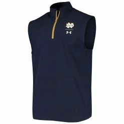 Men's Under Armour Navy Notre Dame Fighting Irish Sideline Squad Coaches Quarter-Zip Vest 6 Men's Under Armour Navy Notre Dame Fighting Irish Sideline Squad Coaches Quarter-Zip Vest -Under Armour SHOP unnamed file 14537