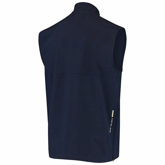 Men's Under Armour Navy Notre Dame Fighting Irish Sideline Squad Coaches Quarter-Zip Vest 4 Men's Under Armour Navy Notre Dame Fighting Irish Sideline Squad Coaches Quarter-Zip Vest - Image 4
