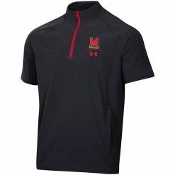 Men's Under Armour Black Maryland Terrapins Squad Coaches Short Sleeve Raglan Quarter-Zip Jacket 6 Men's Under Armour Black Maryland Terrapins Squad Coaches Short Sleeve Raglan Quarter-Zip Jacket -Under Armour SHOP unnamed file 14541