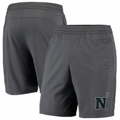 Men's Under Armour Gray Navy Midshipmen College Raid Performance Shorts