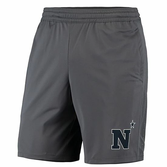 Men's Under Armour Gray Navy Midshipmen College Raid Performance Shorts 3 Men's Under Armour Gray Navy Midshipmen College Raid Performance Shorts - Image 3