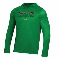 Men's Under Armour Kelly Green Notre Dame Fighting Irish Performance Raglan Sideline Hooded Long Sleeve T-Shirt -Under Armour SHOP unnamed file 14575