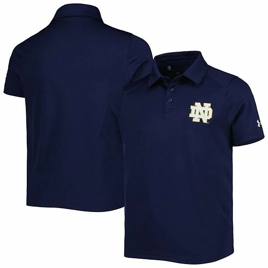 Youth Under Armour Navy Notre Dame Fighting Irish Tech Mesh Performance Polo 1 Youth Under Armour Navy Notre Dame Fighting Irish Tech Mesh Performance Polo