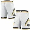 Men's Under Armour White Notre Dame Fighting Irish Replica Basketball Short