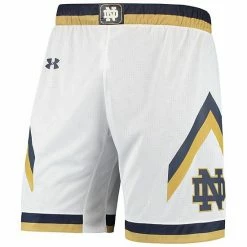 Men's Under Armour White Notre Dame Fighting Irish Replica Basketball Short -Under Armour SHOP unnamed file 14630
