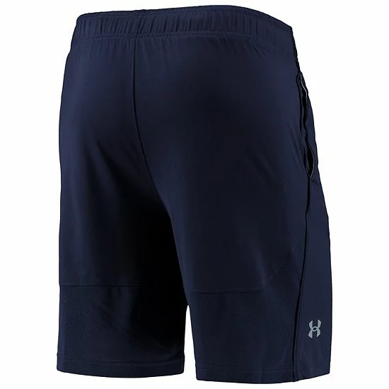 Men's Under Armour Navy Navy Midshipmen Mesh Raid Performance Shorts 4 Men's Under Armour Navy Navy Midshipmen Mesh Raid Performance Shorts - Image 4