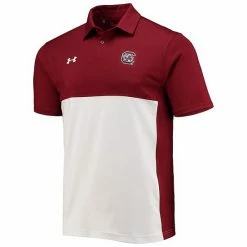 Men's Under Armour Garnet/White South Carolina Gamecocks 2022 Blocked Coaches Performance Polo -Under Armour SHOP unnamed file 14652