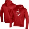 Men's Under Armour Red Wisconsin Badgers Football Icon Pullover Hoodie