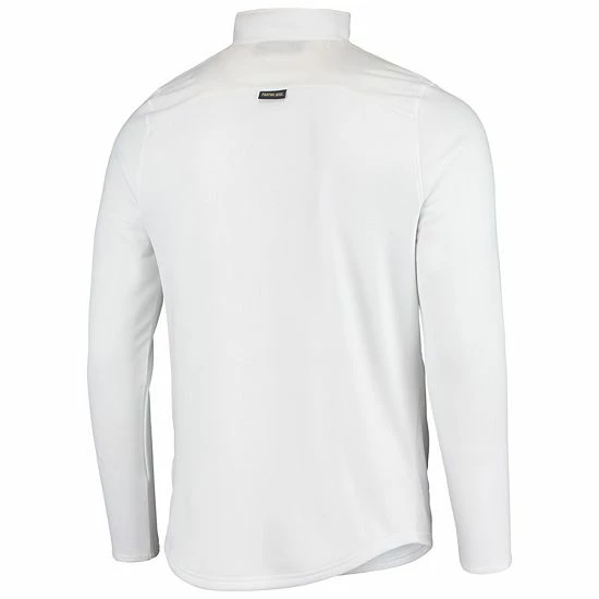 Men's Under Armour White Notre Dame Fighting Irish 2021 Sideline Command Quarter-Zip Jacket 4 Men's Under Armour White Notre Dame Fighting Irish 2021 Sideline Command Quarter-Zip Jacket - Image 4