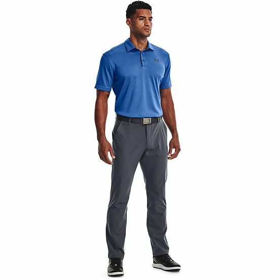 Men's Under Armour Tech Polo White Graphite 4 Men's Under Armour Tech Polo White Graphite - Image 4