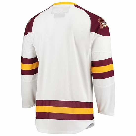 Men's Under Armour White Minnesota Duluth Bulldogs Replica Hockey Jersey 4 Men's Under Armour White Minnesota Duluth Bulldogs Replica Hockey Jersey - Image 4