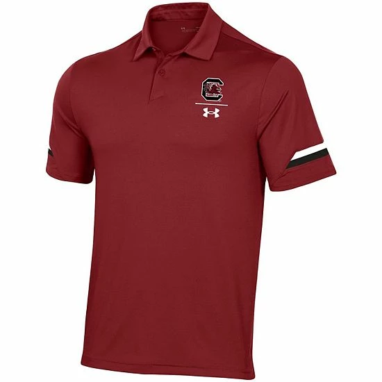 Men's Under Armour Garnet South Carolina Gamecocks Elevated Coaches Polo 3 Men's Under Armour Garnet South Carolina Gamecocks Elevated Coaches Polo - Image 3