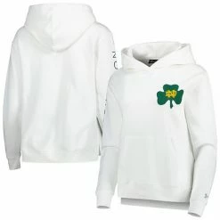 Under Armour SHOP 21 Men's Under Armour White Notre Dame Fighting Irish All Day Fleece Vault 2-Hit Pullover Hoodie