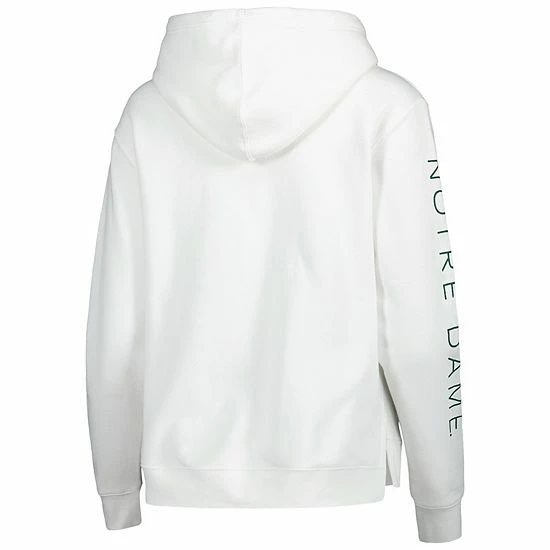 Men's Under Armour White Notre Dame Fighting Irish All Day Fleece Vault 2-Hit Pullover Hoodie 4 Men's Under Armour White Notre Dame Fighting Irish All Day Fleece Vault 2-Hit Pullover Hoodie - Image 4