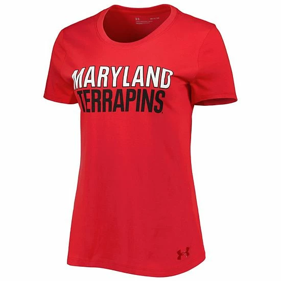 Women's Under Armour Red Maryland Terrapins 2-Hit Performance T-Shirt 3 Women's Under Armour Red Maryland Terrapins 2-Hit Performance T-Shirt - Image 3