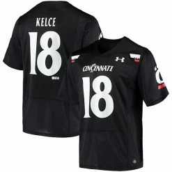 Under Armour SHOP 17 Men's Under Armour Travis Kelce Black Cincinnati Bearcats Replica Alumni Jersey
