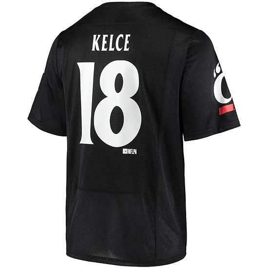 Men's Under Armour Travis Kelce Black Cincinnati Bearcats Replica Alumni Jersey 4 Men's Under Armour Travis Kelce Black Cincinnati Bearcats Replica Alumni Jersey - Image 4