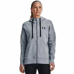 Women's Under Armour Rival Fleece Full-Zip Hoodie Utility Blue -Under Armour SHOP unnamed file 1476