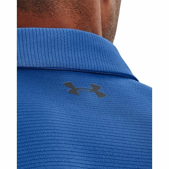 Men's Under Armour Tech Polo White Graphite 5 Men's Under Armour Tech Polo White Graphite - Image 5