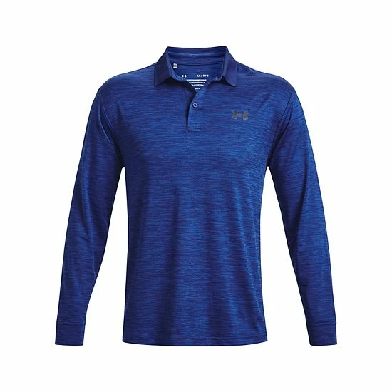 Men's Under Armour Performance Golf Polo Bauhaus Blue 5 Men's Under Armour Performance Golf Polo Bauhaus Blue - Image 5