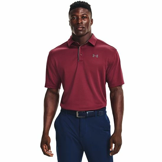 Men's Under Armour Tech Polo White Graphite 9 Men's Under Armour Tech Polo White Graphite - Image 9