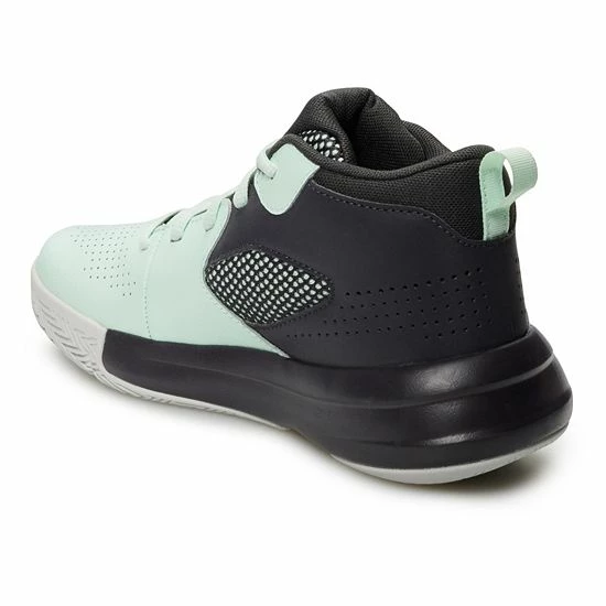 Under Armour Lockdown 5 Grade School Kids' Basketball Shoes Red Black White 3 Under Armour Lockdown 5 Grade School Kids' Basketball Shoes Red Black White - Image 3