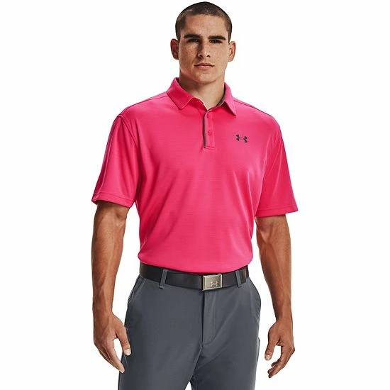 Men's Under Armour Tech Polo White Graphite 11 Men's Under Armour Tech Polo White Graphite - Image 11