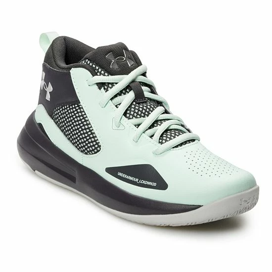 Under Armour Lockdown 5 Grade School Kids' Basketball Shoes Red Black White 11 Under Armour Lockdown 5 Grade School Kids' Basketball Shoes Red Black White - Image 11