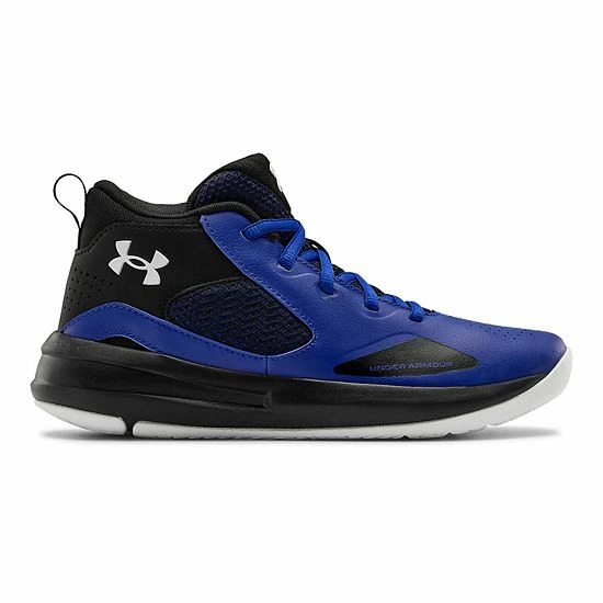 Under Armour Lockdown 5 Grade School Kids' Basketball Shoes Red Black White 12 Under Armour Lockdown 5 Grade School Kids' Basketball Shoes Red Black White - Image 12