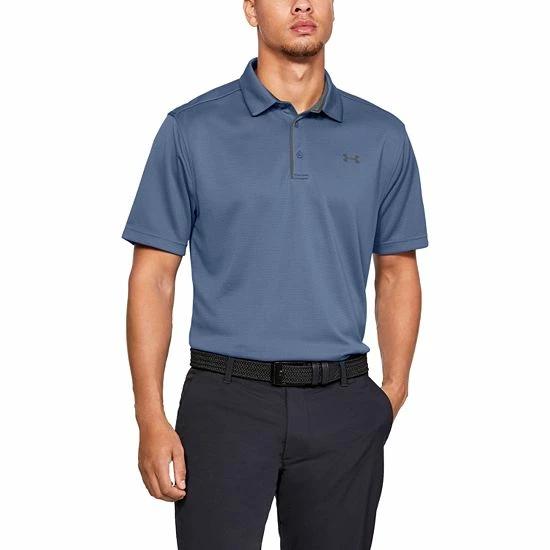Men's Under Armour Tech Polo White Graphite 13 Men's Under Armour Tech Polo White Graphite - Image 13