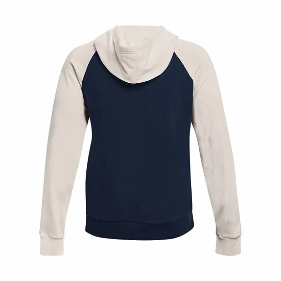 Men's Under Armour Wordmark Rival Fleece Hoodie Pitch Gray 6 Men's Under Armour Wordmark Rival Fleece Hoodie Pitch Gray - Image 6