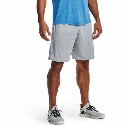 Big & Tall Under Armour Tech Graphic Shorts Mod Gray Blue Circuit -Under Armour SHOP unnamed file 1621