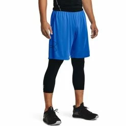 Big & Tall Under Armour Tech Graphic Shorts Mod Gray Blue Circuit -Under Armour SHOP unnamed file 1625