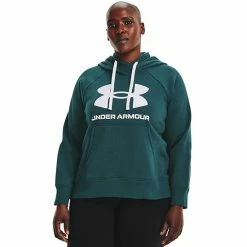 Plus Size Under Armour Rival Fleece Logo Hoodie Polaris Purple -Under Armour SHOP unnamed file 1637