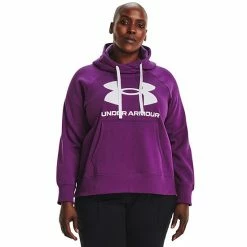 Plus Size Under Armour Rival Fleece Logo Hoodie Polaris Purple -Under Armour SHOP unnamed file 1639
