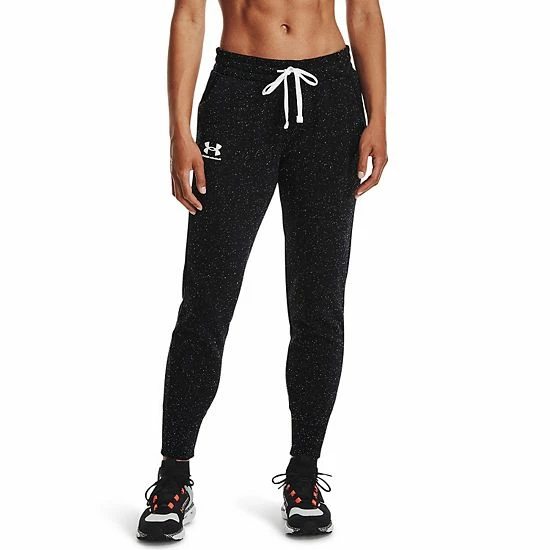 Women's Under Armour Rival Fleece Jogger Pants Tempered Steel 1 Women's Under Armour Rival Fleece Jogger Pants Tempered Steel