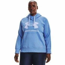 Plus Size Under Armour Rival Fleece Logo Hoodie Polaris Purple -Under Armour SHOP unnamed file 1643