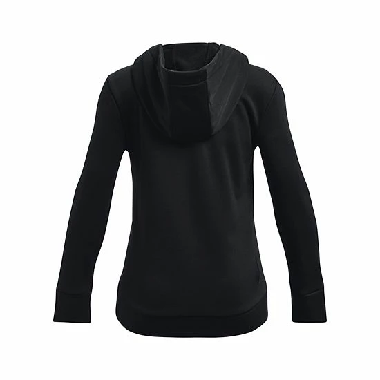 Girls 7-16 Under Armour Glitter Fleece Hoodie Blue 2 Girls 7-16 Under Armour Glitter Fleece Hoodie Blue - Image 2